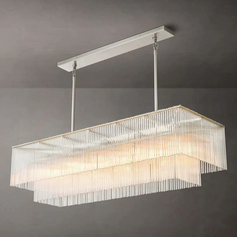 Adaisk Rectangular Chandelier 54" - Image 2