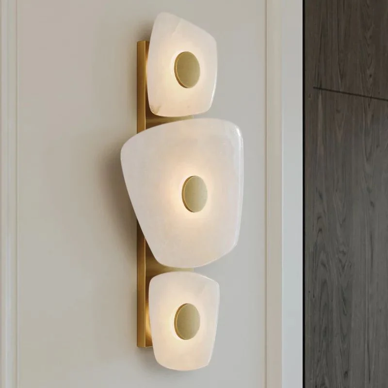 Alabaster  3 Lights Wall Sconce - Image 6