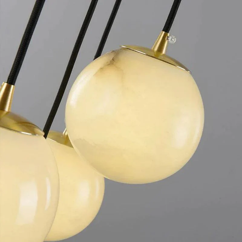 Alabaster Global Wavy Chandelier - Image 10