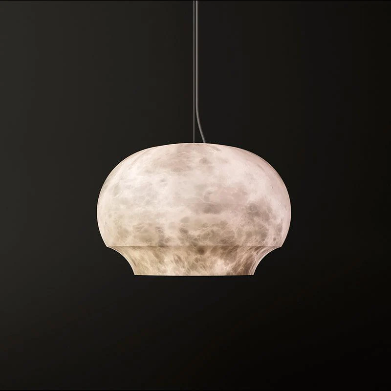 Alabaster Bowl-Shaped Pendant - Image 4