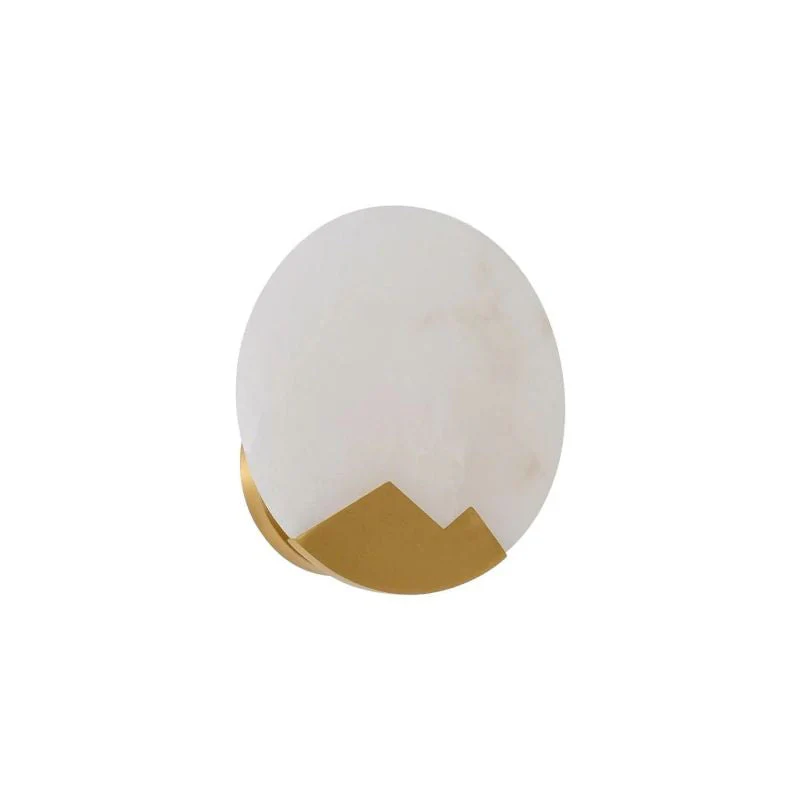 Alabaster Brass Sconce - Image 3