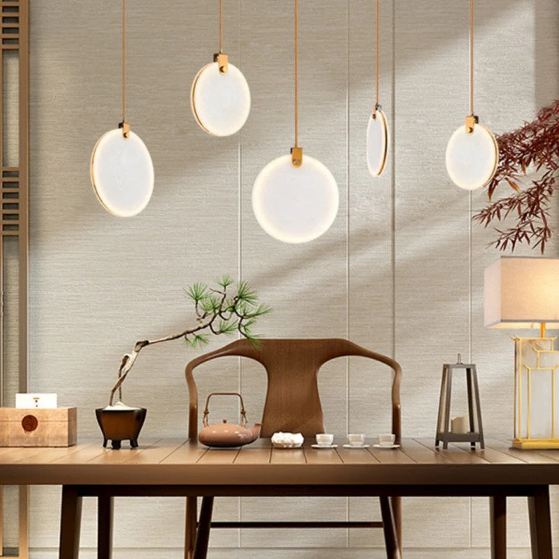 Alabaster Long Staircase Pendant Light - Image 12