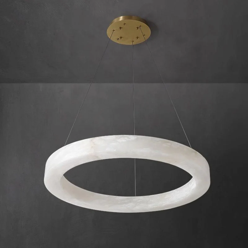 Alabaster Globle Chandelier Light - Image 10