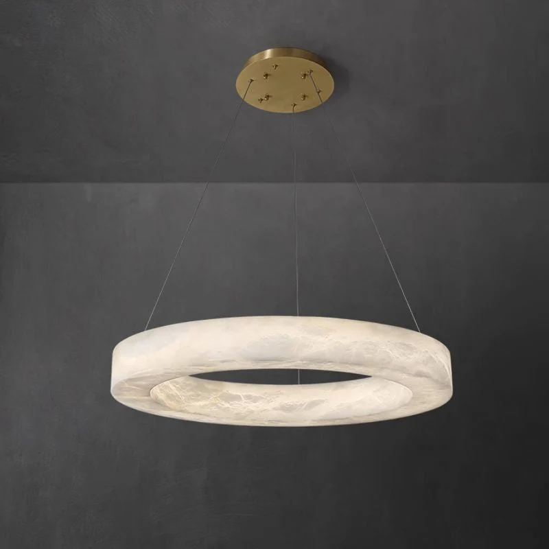 Alabaster Globle Chandelier Light - Image 11