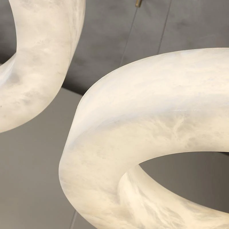Alabaster Globle Chandelier Light - Image 3