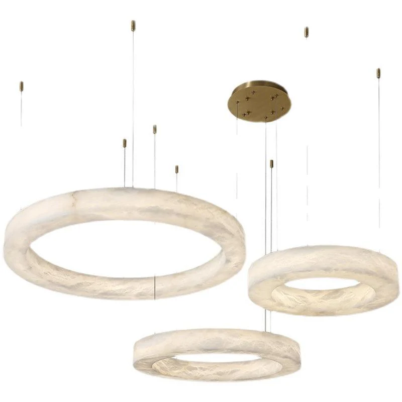 Alabaster Globle Chandelier Light - Image 5
