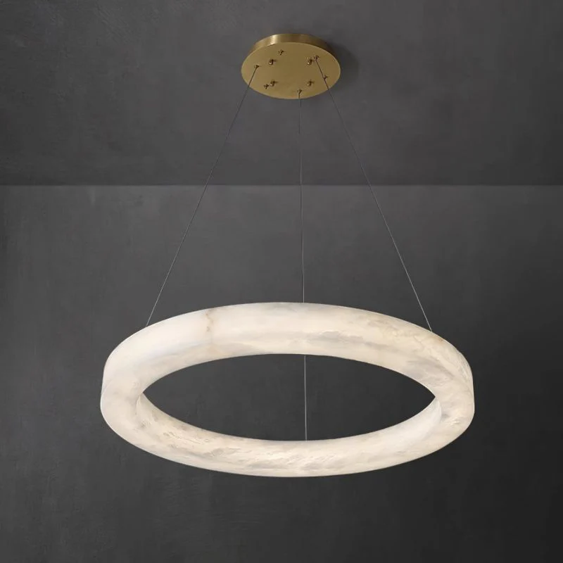 Alabaster Globle Chandelier Light - Image 9
