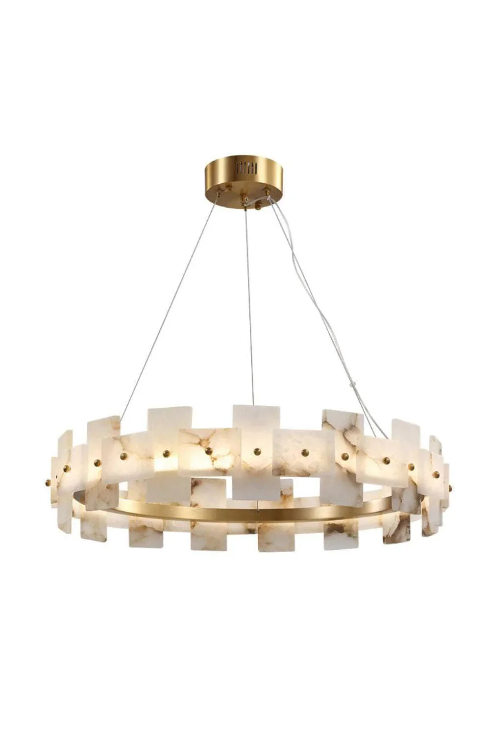 Alabaster Halo Chandelier - Image 8
