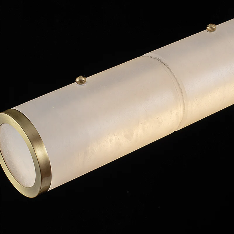 Alabaster Modern Art Linear Chandelier - Image 3