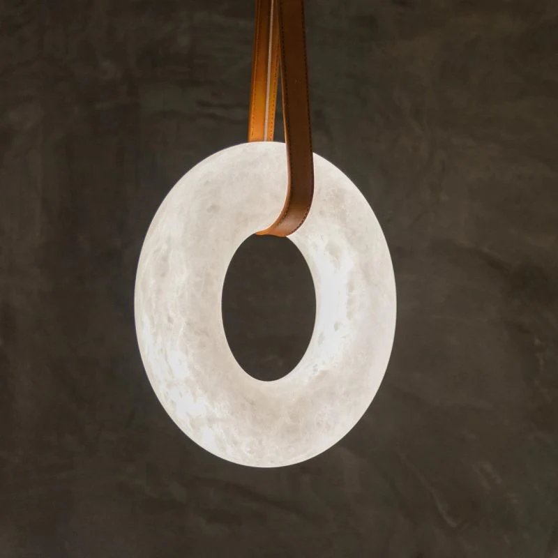 Alabaster Oslo Round Art Chandelier - Image 10