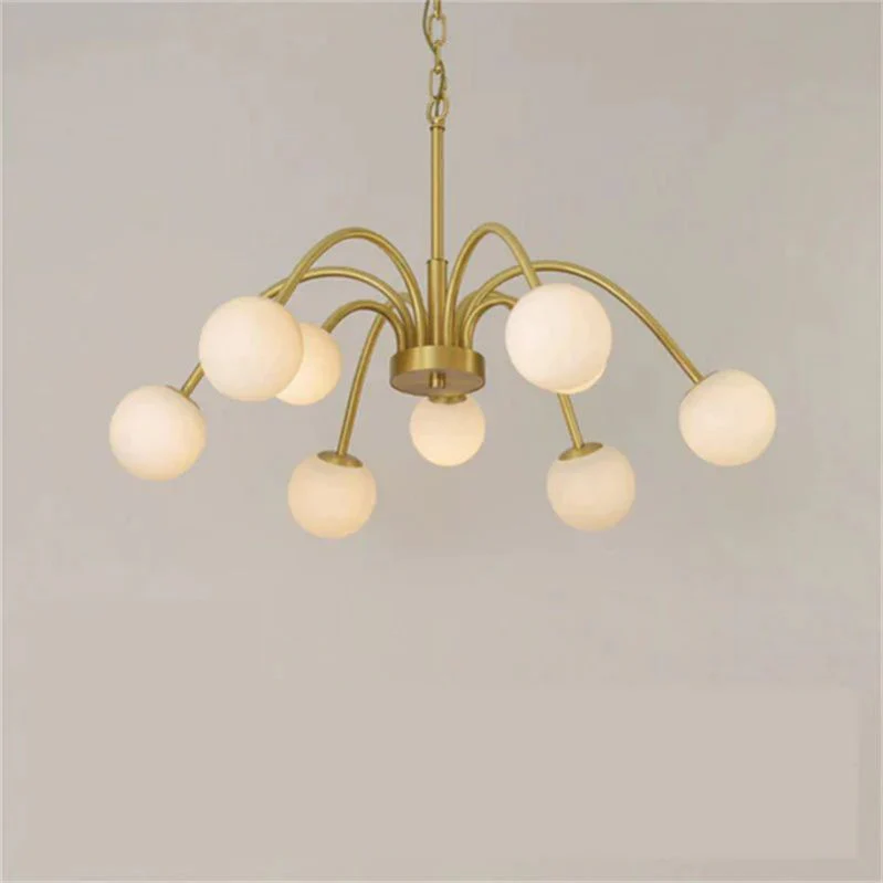 Alabaster Radial Chandelier - Image 6