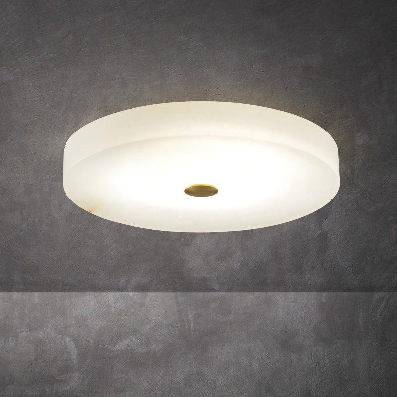 Alabaster Recessed Circular LED Chandelier - Image 4