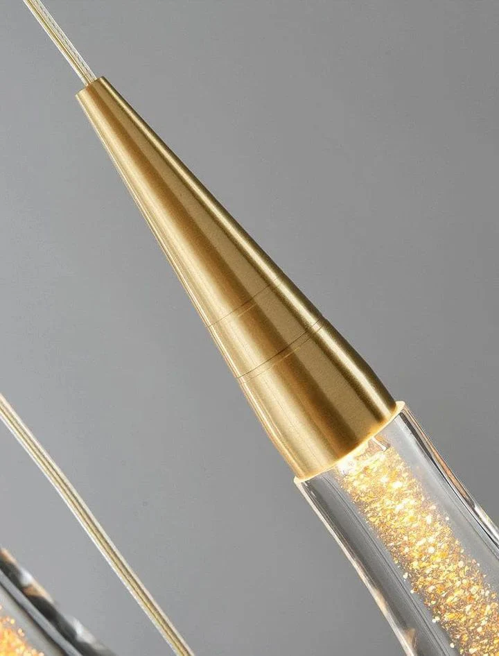 Allure Multi-LED Glass Staircase Chandelier - Image 14