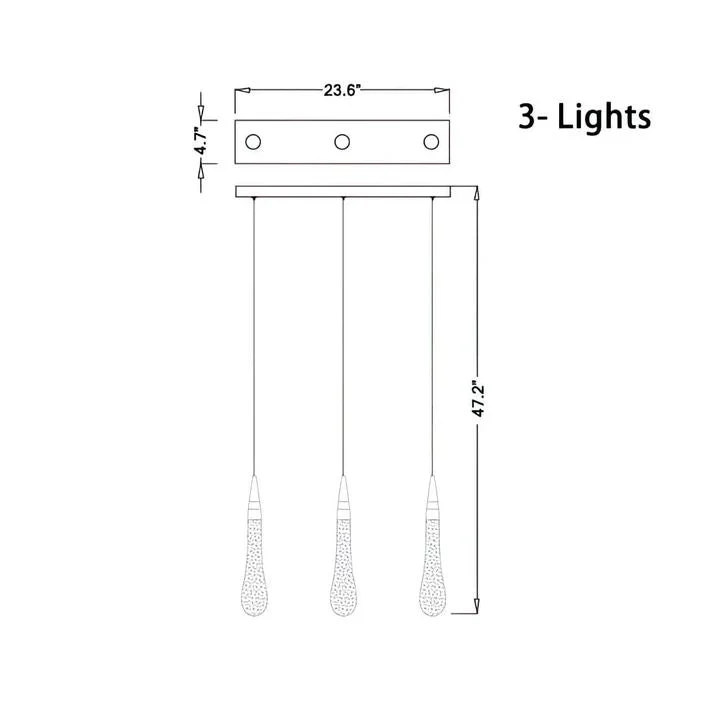 Allure Multi-LED Glass Staircase Chandelier - Image 15