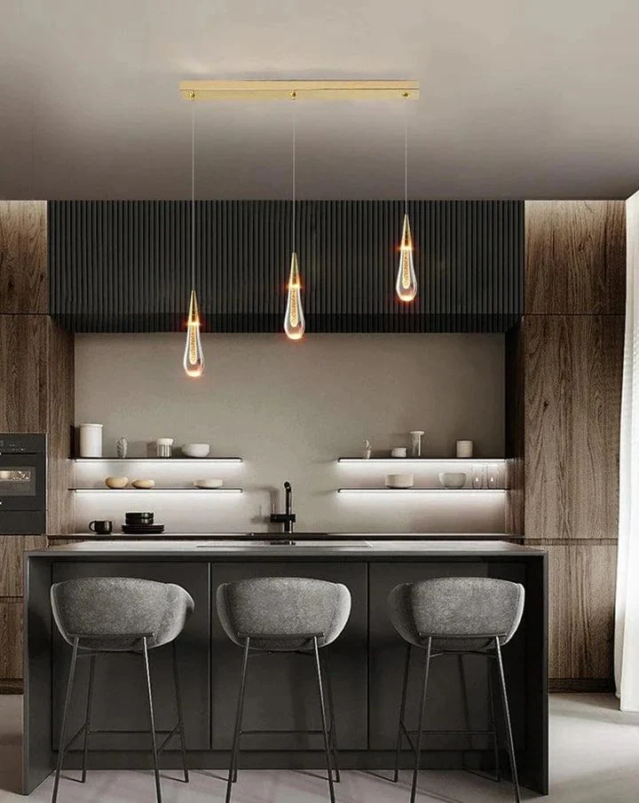 Allure Multi-LED Glass Staircase Chandelier - Image 6