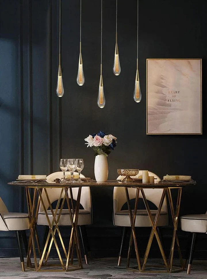 Allure Multi-LED Glass Staircase Chandelier - Image 7