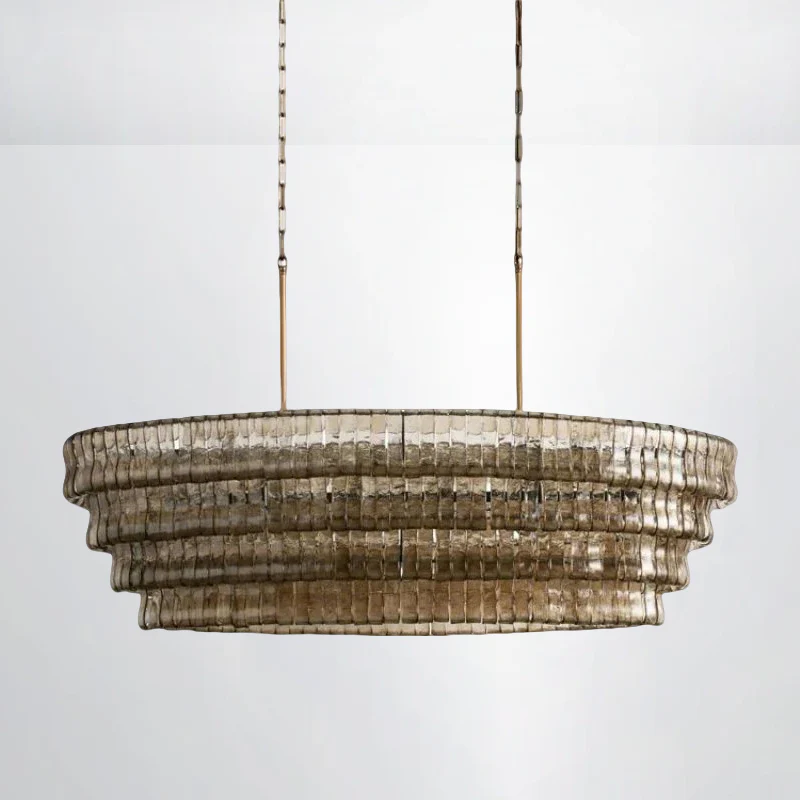 Amori Glass Oval Chandelier - Image 6