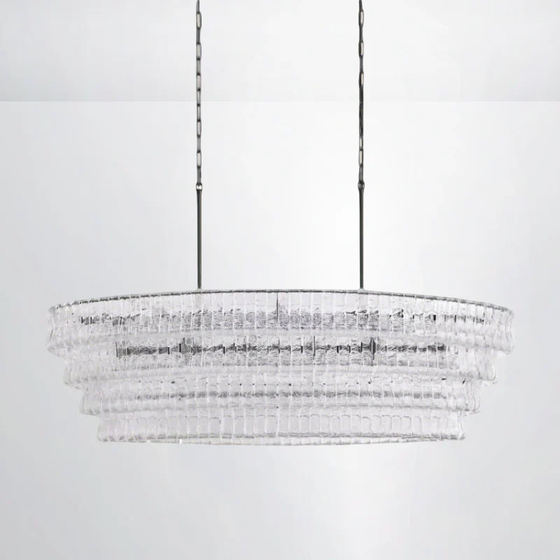 Amori Glass Oval Chandelier - Image 7