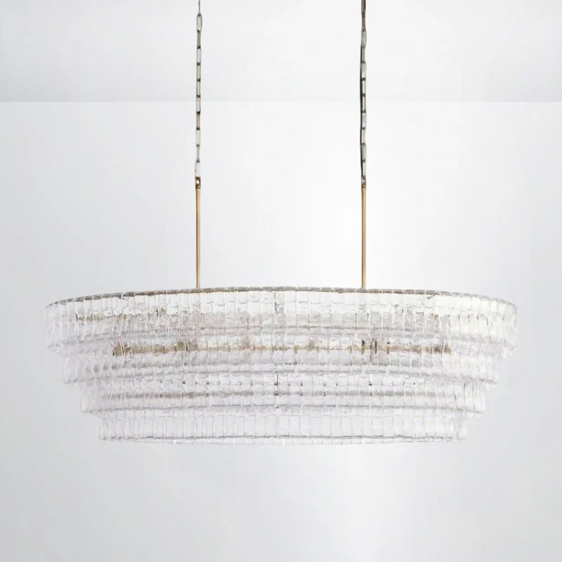 Amori Glass Oval Chandelier - Image 9