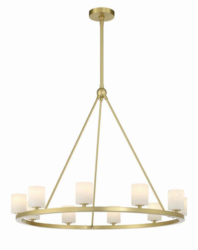Aragon 12 Light Chandelier Alabaster - Image 3
