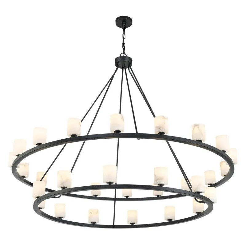 Aragon 30 Light Chandelier Alabaster - Image 10