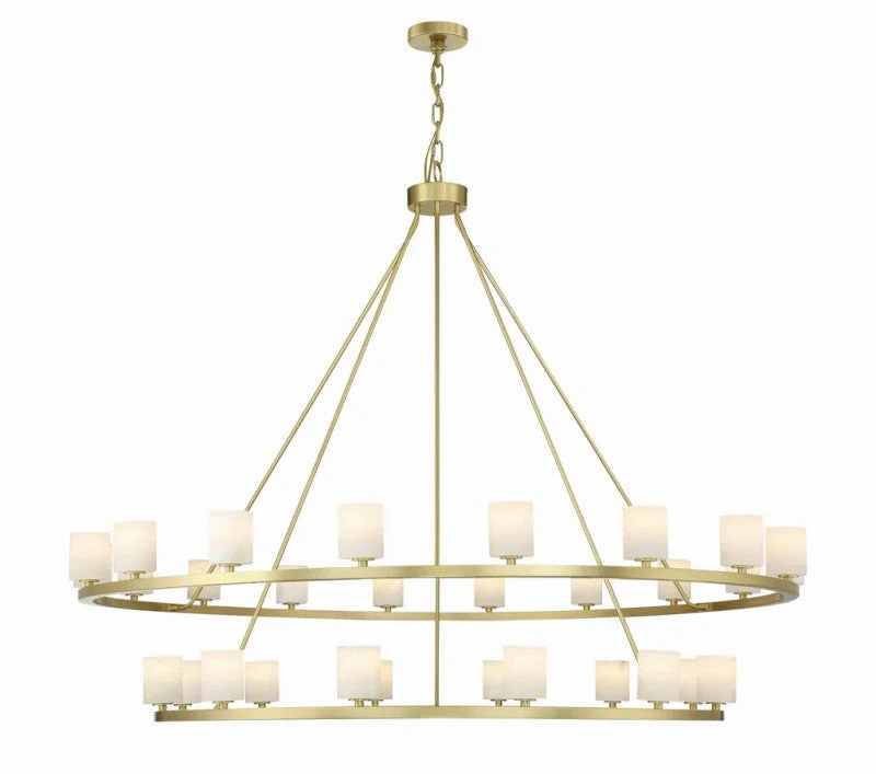 Aragon 30 Light Chandelier Alabaster - Image 3