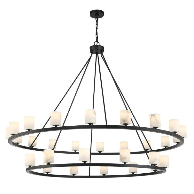 Aragon 30 Light Chandelier Alabaster - Image 6