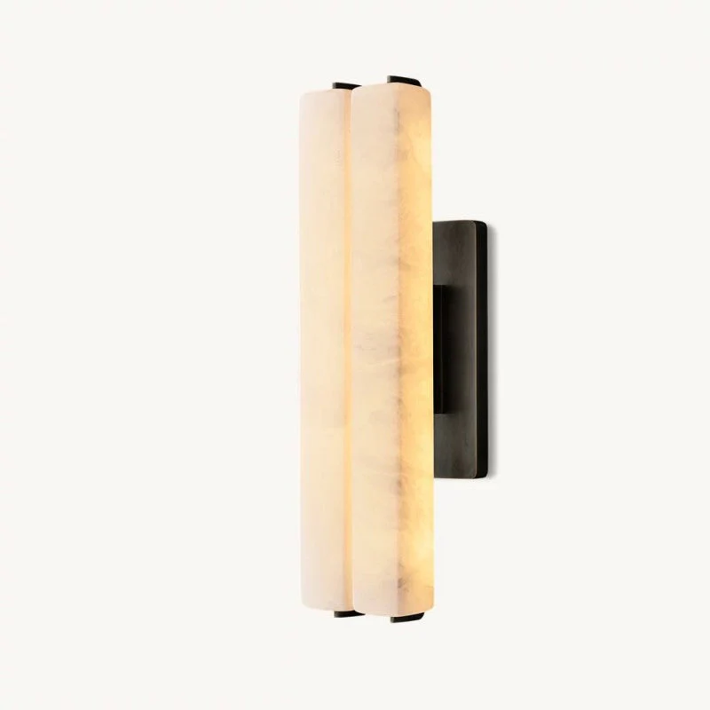Audon Alabaster Double Sconce - Image 8