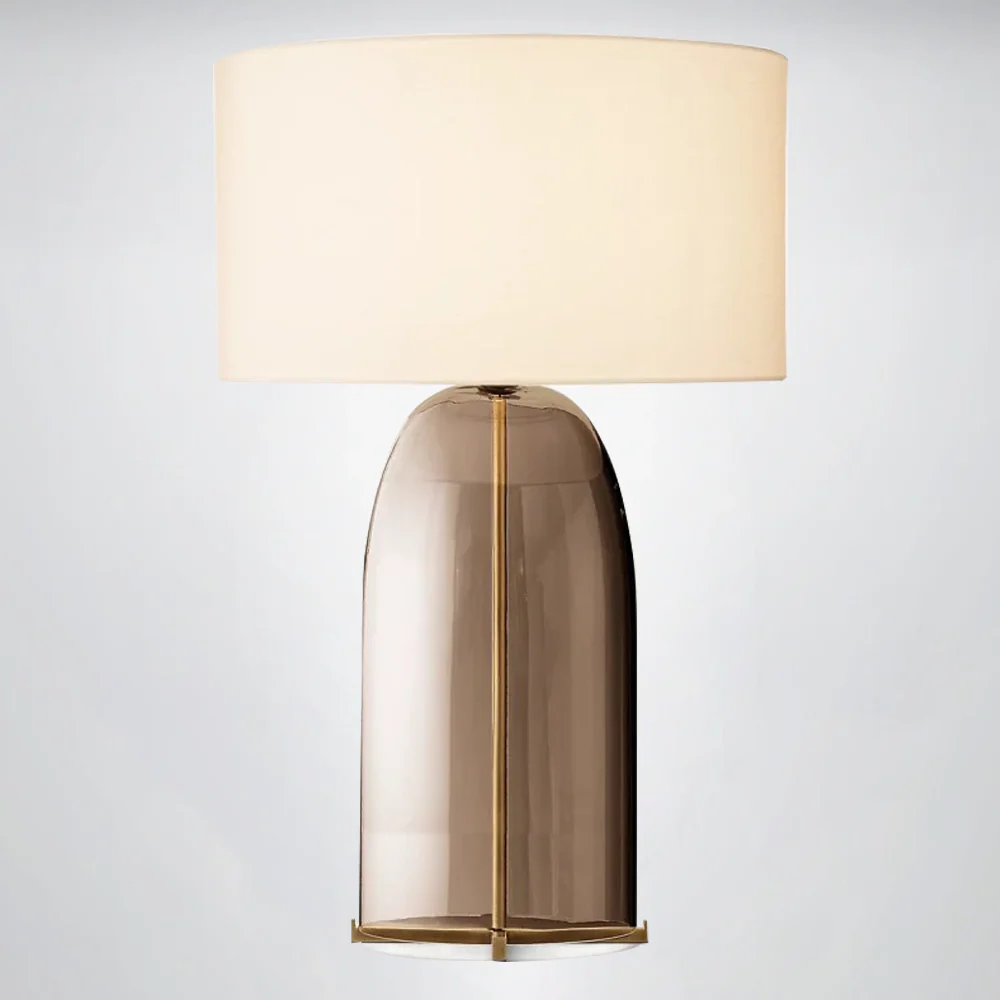 Bleom Amber Glass Table Lamp - Image 3