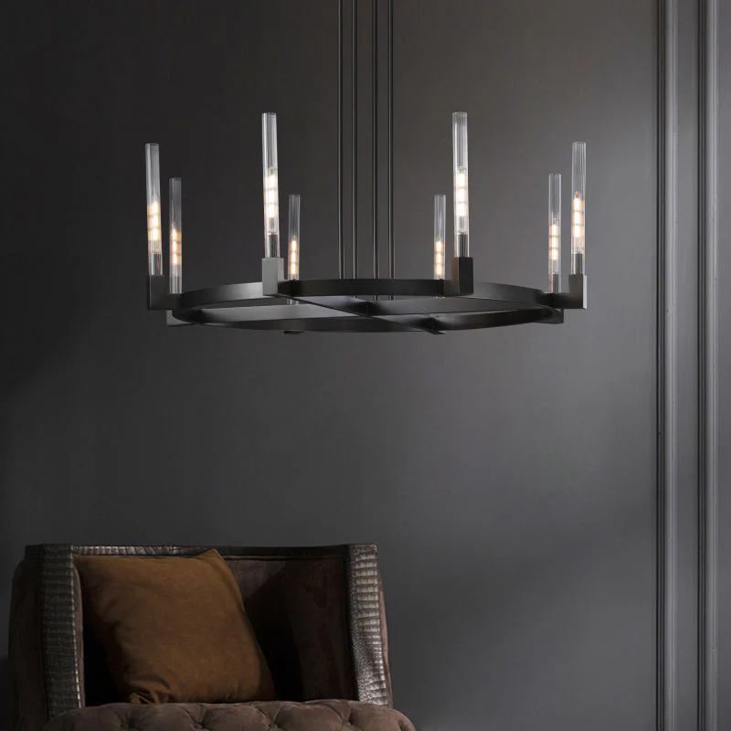 Candlestick Series Glass Chandelier - Image 4