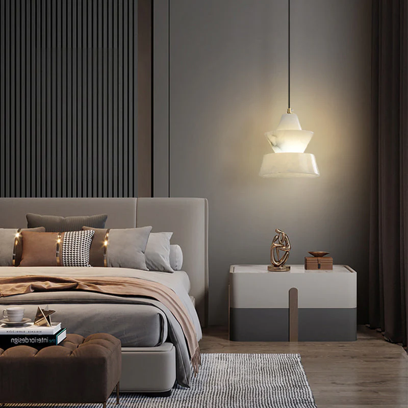 Carol Alabaster Dining Table Pendant Light - Image 10