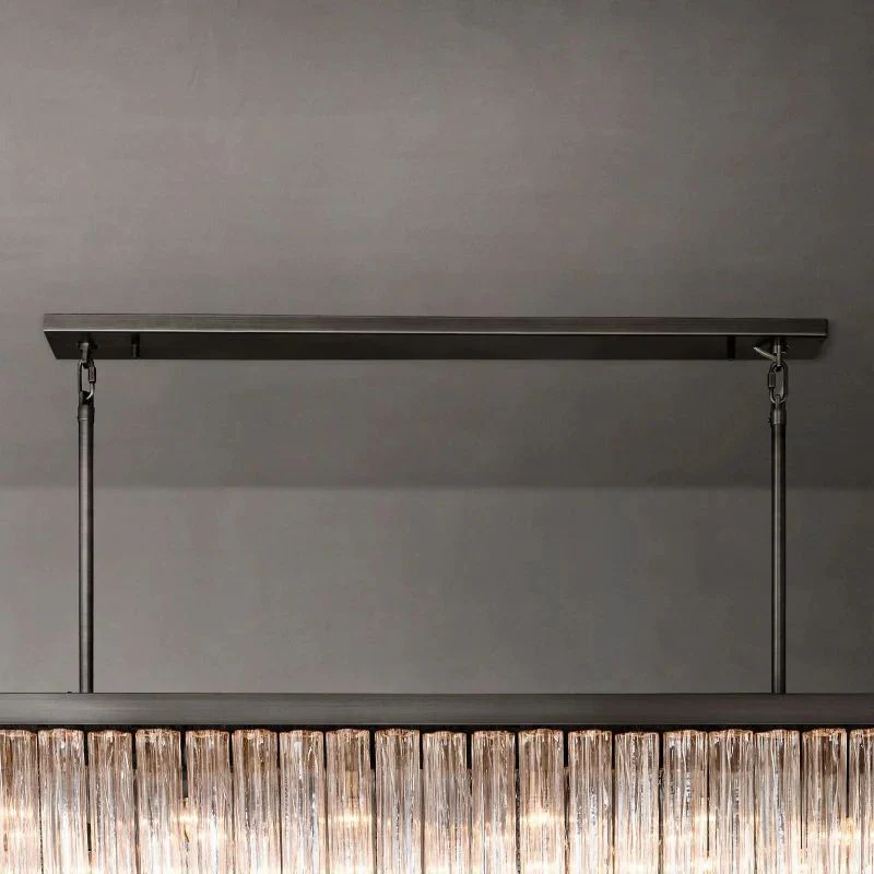 Clame Rectangular Chandelier 73” - Image 6