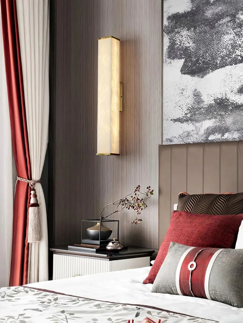 Cuboid Alabaster Wall Light - Image 6
