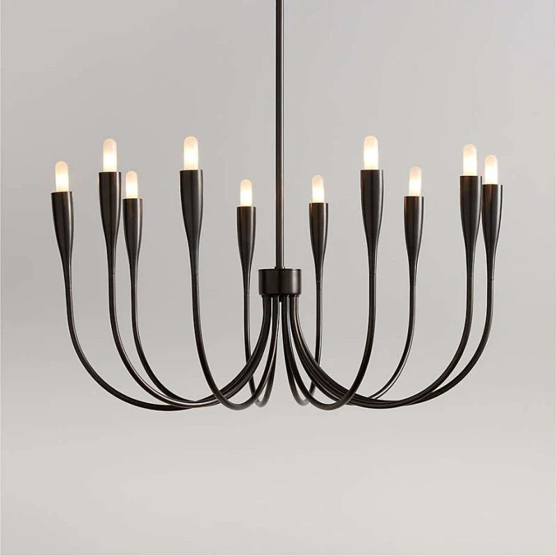 Curve Candelabra Chandelier - Image 7