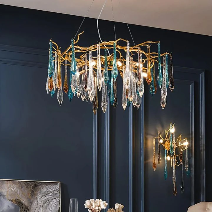 Deardrop Crystal Chandelier - Image 2
