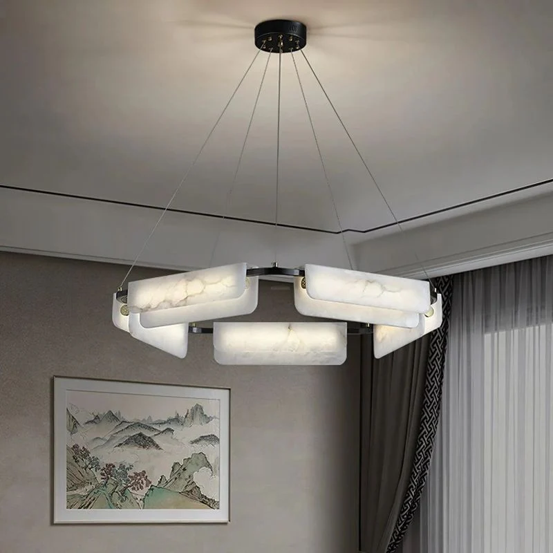 Deli Alabaster Chandelier - Image 2