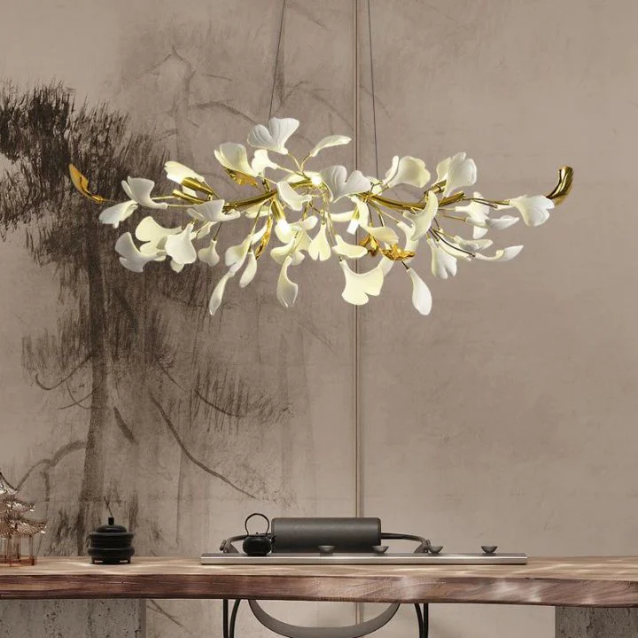 Gingko  Ceramic Luxury Chandelier Style C - Image 3