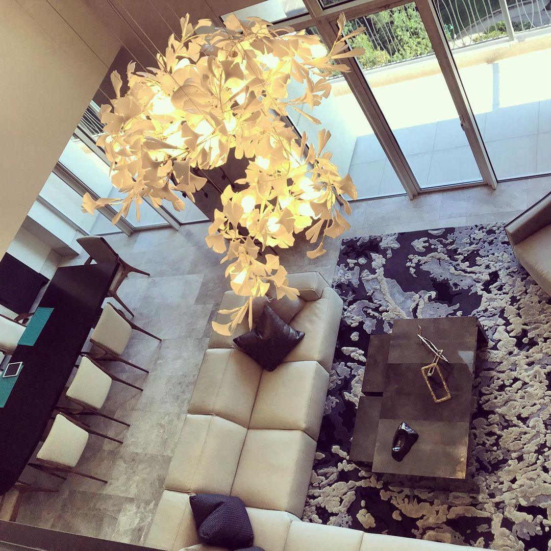 Gingko Ceramic Chandelier B - Image 11