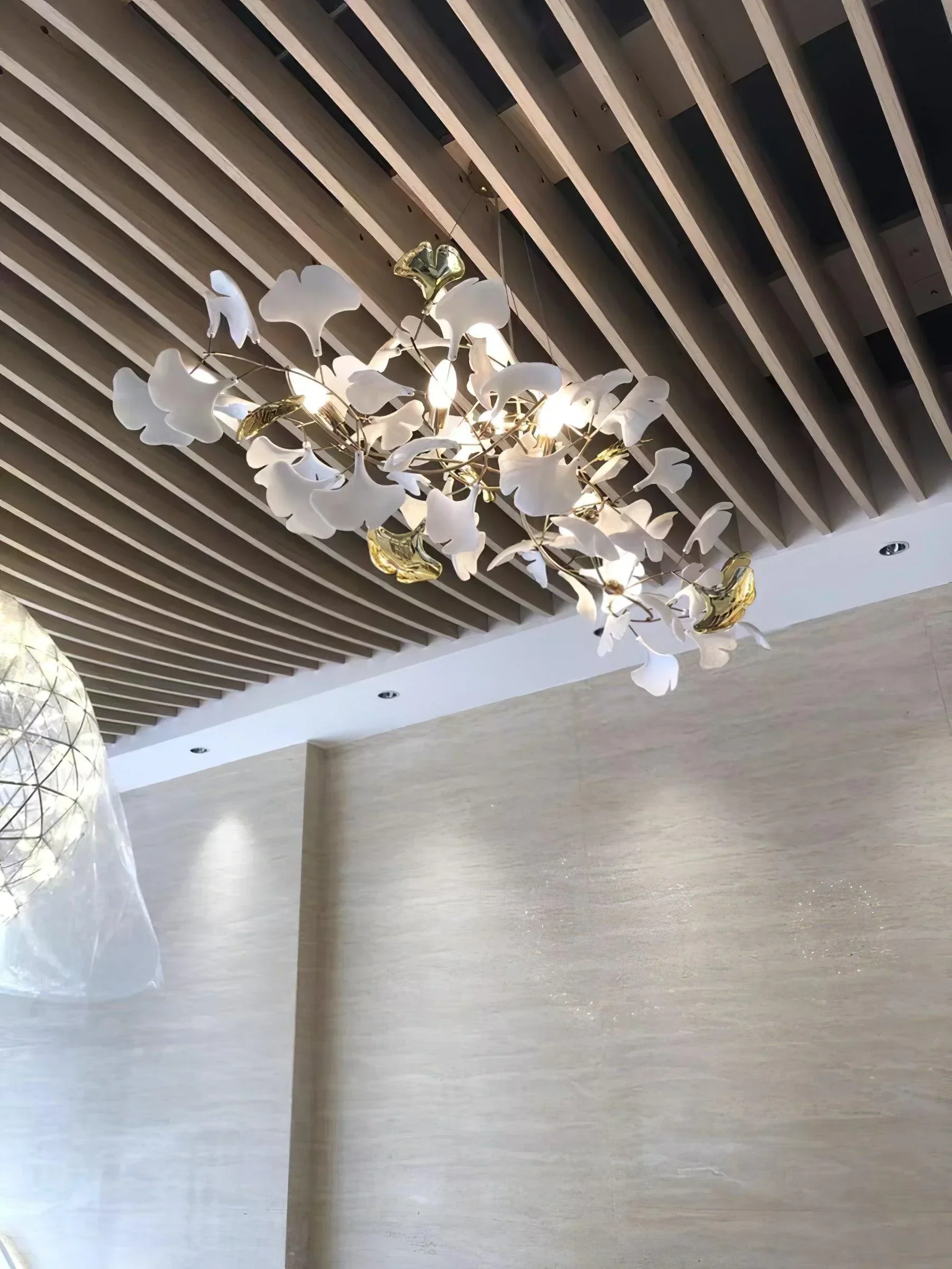 Gingko Ceramic Chandelier B - Image 15