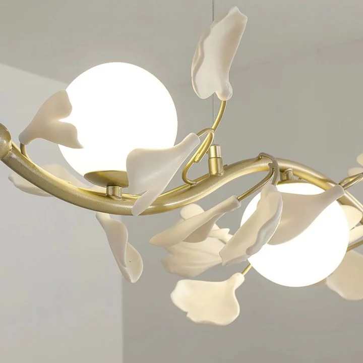 Urban Chic Gingko Linear Glass Chandelier - Image 7