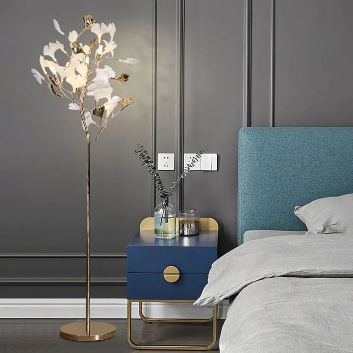 Gingko Ceramic Leaf Floor Lamp - Image 8