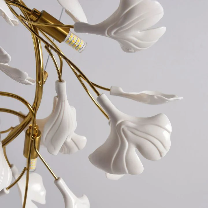 Gingko Ceramic Luxury Chandelier Style B - Image 9