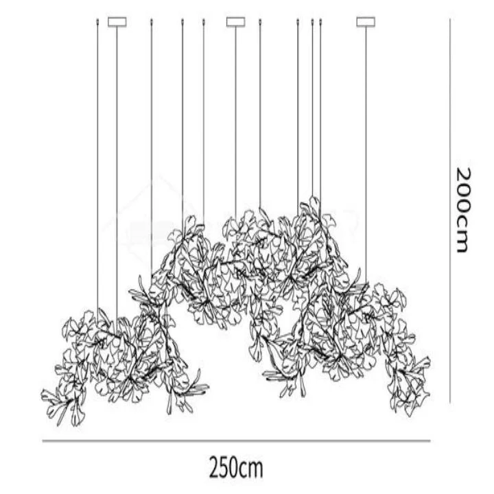 Gingko Ceramic  Luxury Chandelier Style H - Image 11