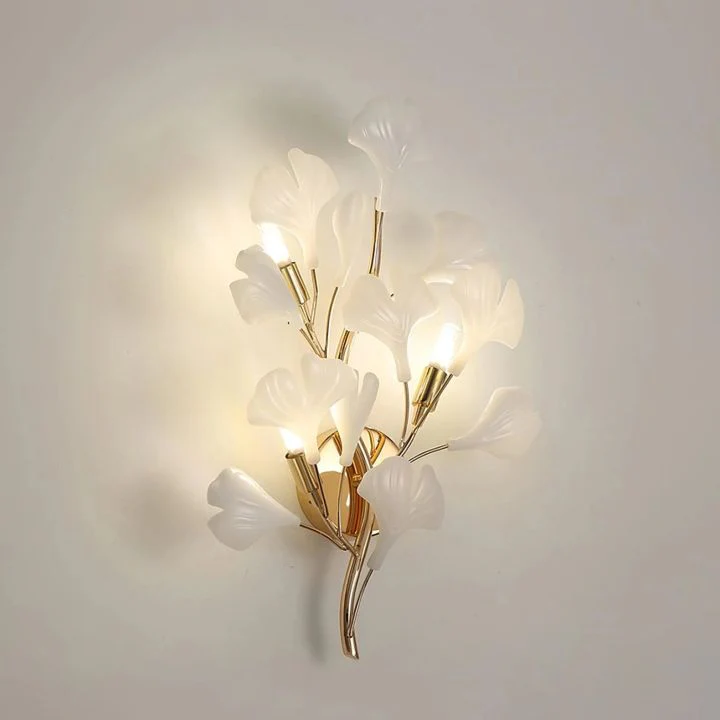 Gingko Ceramic Wall Sconce Lamp - Image 11
