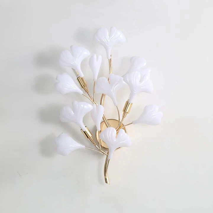 Gingko Ceramic Wall Sconce Lamp - Image 12