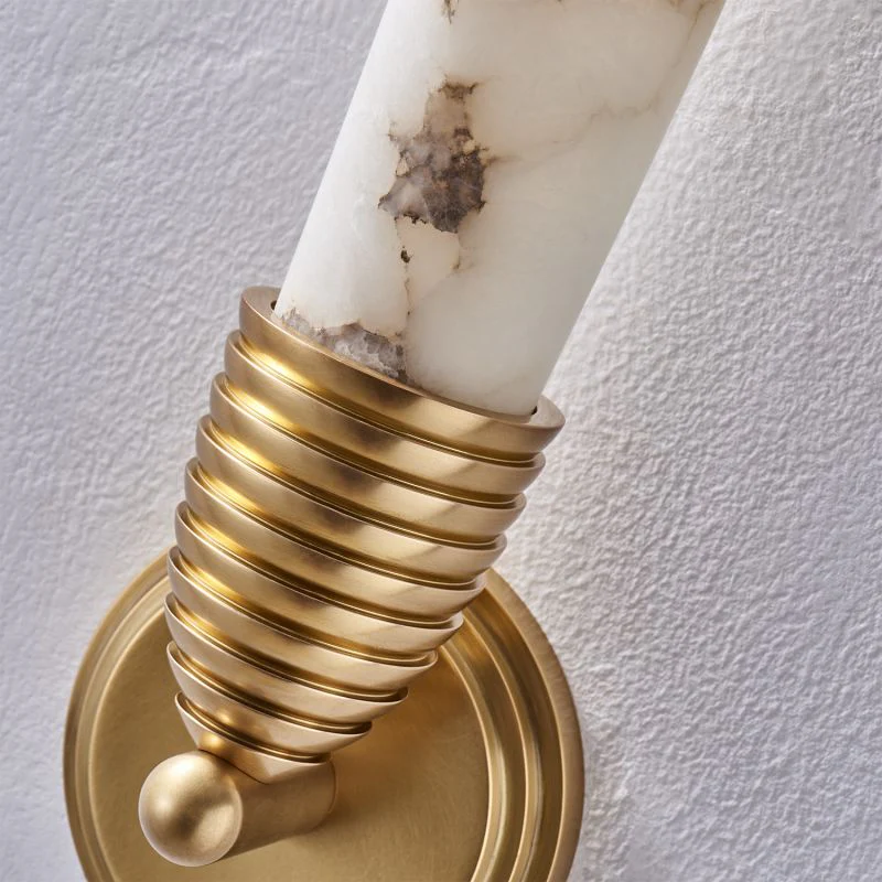 Gypsum Alabaster LED Wall Sconce - Image 2