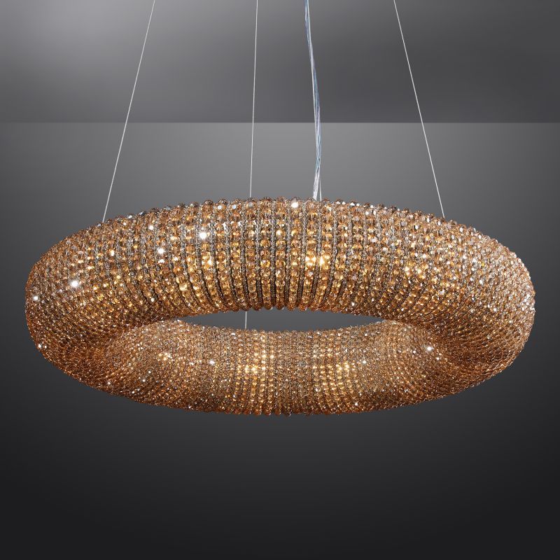 Hailo Crystal Round LED Chandelier 32" - Image 4