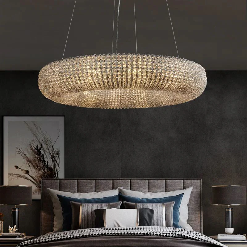 Hailo Crystal Round LED Chandelier 32" - Image 6