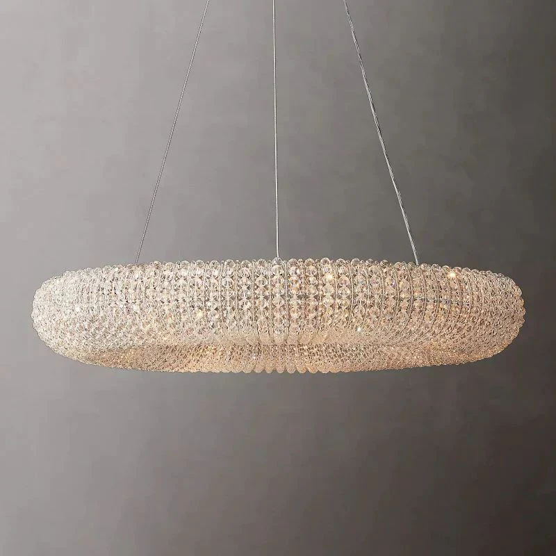 Hailo Crystal Round LED Chandelier 41" - Image 2