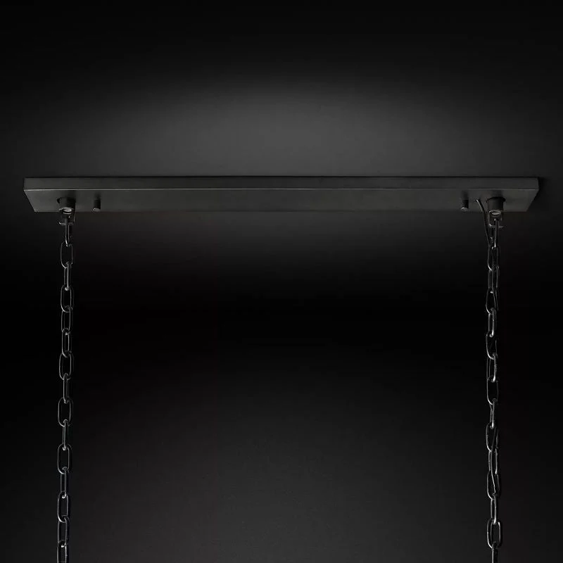 Hawsan Calcite Rectangular Chandelier 54" - Image 7